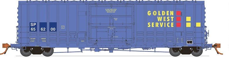 Rapido Trains 537005A N Scale B-100-40 Boxcar "Ex Golden West Service" Southern Pacific SP Single 1 Rapido Trains 537005A N Scale B-100-40 Boxcar "Ex Golden West Service" Southern Pacific SP Single