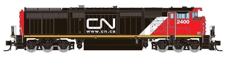 Rapido Trains 540037 N Scale GE Dash 8-40CM Canadian National "Website" CN 2400 1 Rapido Trains 540037 N Scale GE Dash 8-40CM Canadian National "Website" CN 2400