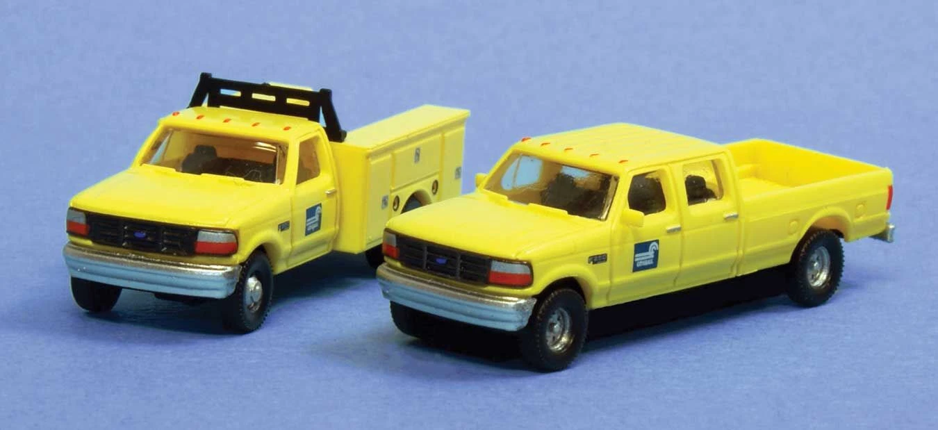 River Point Station N383JL9G8 N Scale 1992 Ford F Series Crew Cab Pickup And Service Truck Set CR 1 River Point Station N383JL9G8 N Scale 1992 Ford F Series Crew Cab Pickup And Service Truck Set CR