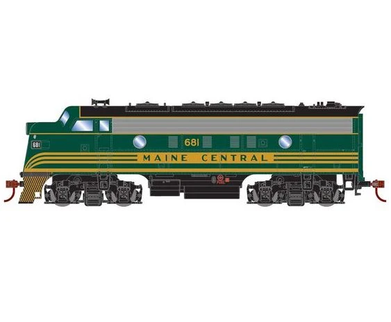 Roundhouse 3331 HO Scale EMD F7A Maine Central MEC 681 DC 1 Roundhouse 3331 HO Scale EMD F7A Maine Central MEC 681 DC