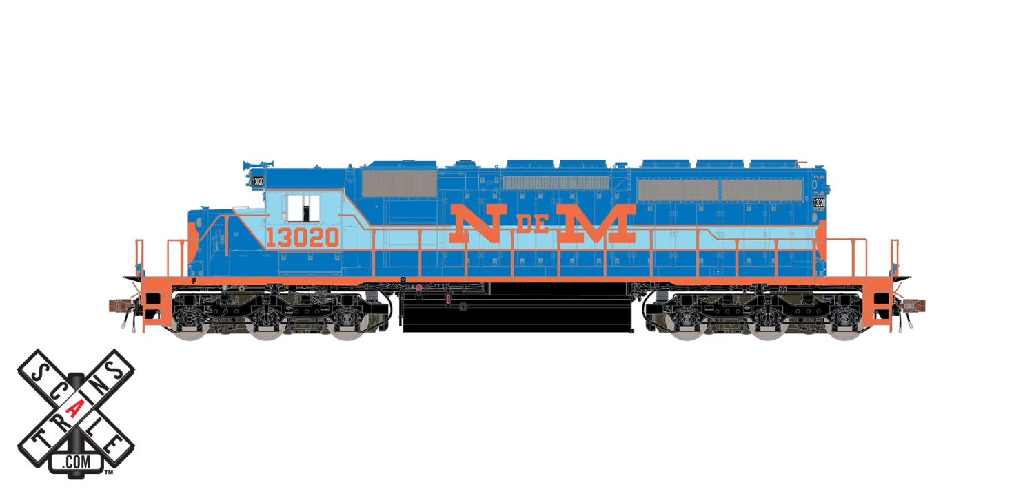 ScaleTrains 32821 Rivet Counter HO Scale EMD SD40-2 N De M 13020 DCC Sound 1 ScaleTrains 32821 Rivet Counter HO Scale EMD SD40-2 N De M 13020 DCC Sound