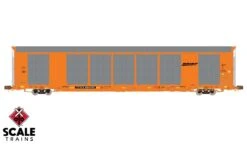 ScaleTrains 33727 Rivet N Scale Gunderson Multi-Max Autorack Orange BNSF 694755