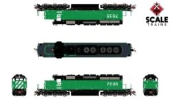 ScaleTrains 33784 Rivet N Scale EMD SD40-2 Burlington Northern BN 7035