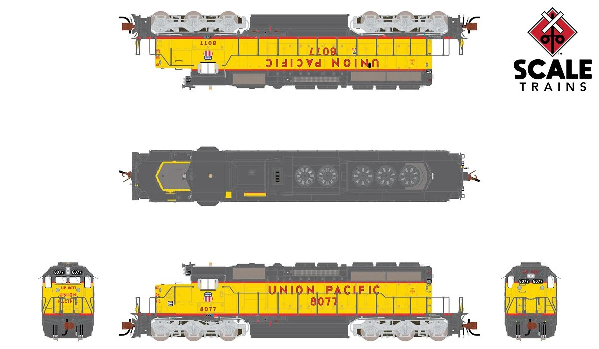 ScaleTrains 38614 Rivet N Scale EMD SD40-2 Union Pacific "Fast Forty" UP 8094 2 ScaleTrains 38614 Rivet N Scale EMD SD40-2 Union Pacific "Fast Forty" UP 8094 - Image 2