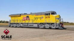 ScaleTrains Rivet 33209 HO Scale GE C45AH Tier 4 GEVo Diesel Union Pacific UP 2732 DCC LokSound