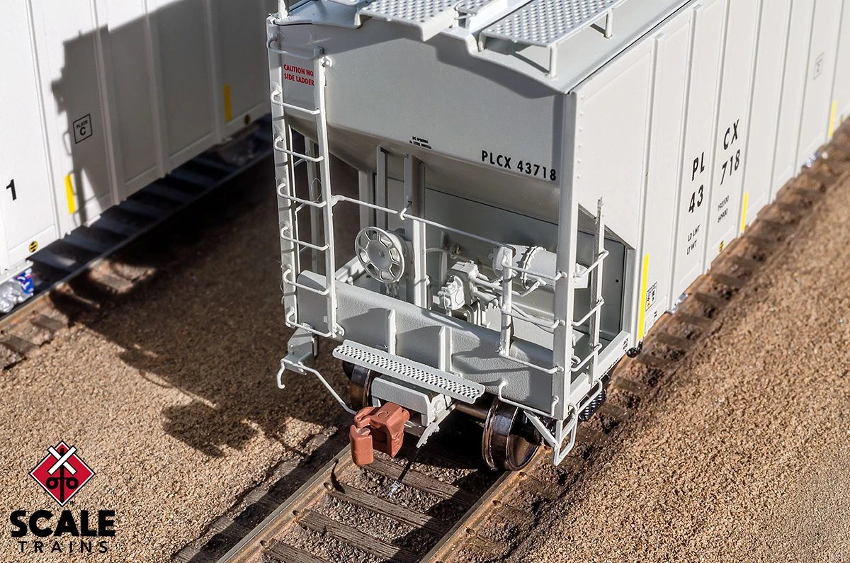 ScaleTrains Rivet 33689 HO Scale PS-2 5820 Covered Hopper Pullman Leasing PLCX 43930 4 ScaleTrains Rivet 33689 HO Scale PS-2 5820 Covered Hopper Pullman Leasing PLCX 43930 - Image 4