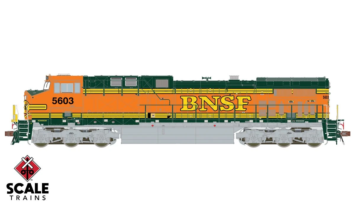 ScaleTrains Rivet 38430 HO Scale GE AC4400CW Diesel "Heritage II" BNSF 5620 1 ScaleTrains Rivet 38430 HO Scale GE AC4400CW Diesel "Heritage II" BNSF 5620