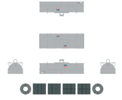 ScaleTrains Rivet 38500 HO Scale Thrall 48' Coil Steel Car Union Pacific UP 249186 7 ScaleTrains Rivet 38500 HO Scale Thrall 48' Coil Steel Car Union Pacific UP 249186 -Model Train Toys Shop scaletrains rivet 38500 ho scale thrall 48 coil steel car union pacific up 249186 2