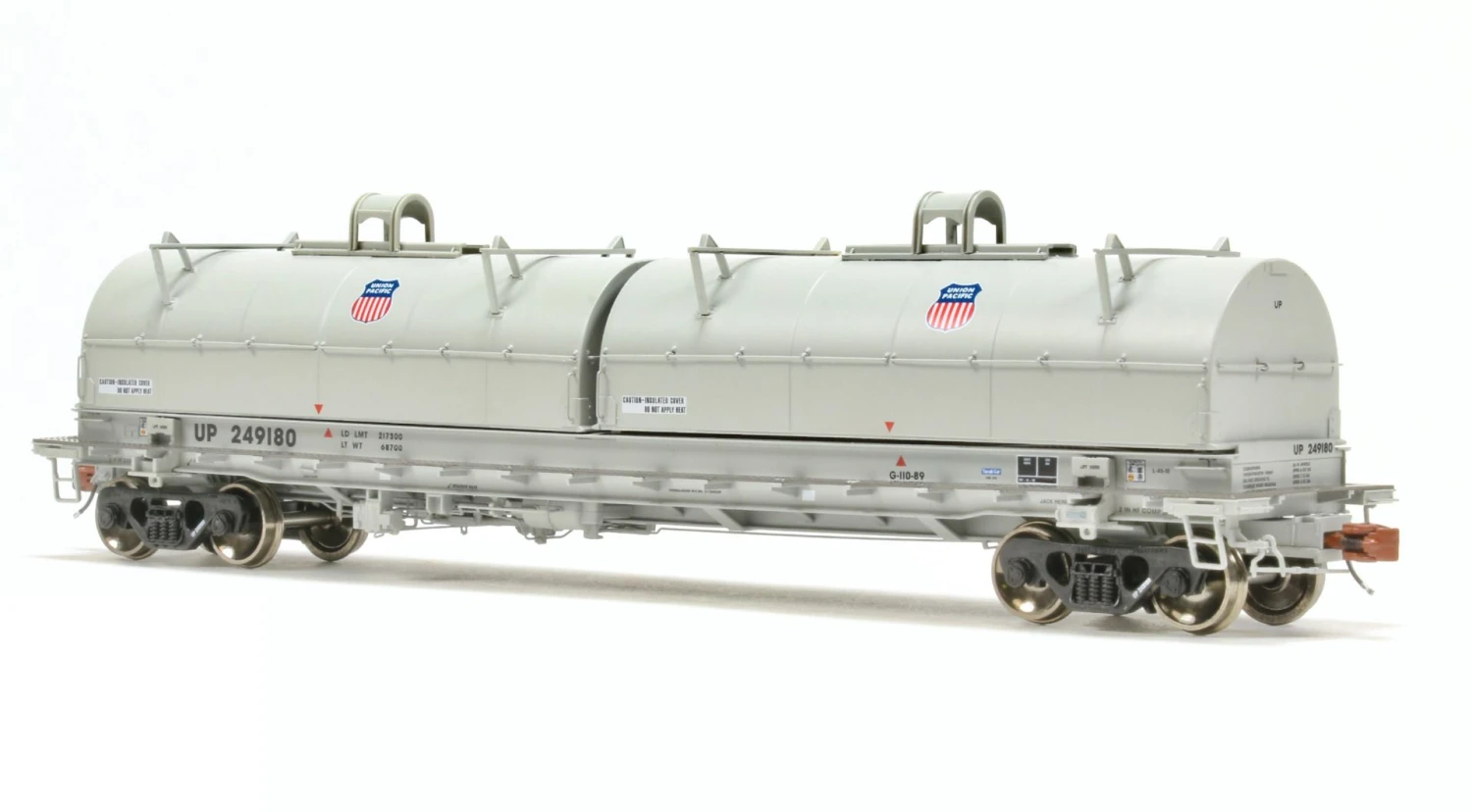 ScaleTrains Rivet 38500 HO Scale Thrall 48' Coil Steel Car Union Pacific UP 249186 1 ScaleTrains Rivet 38500 HO Scale Thrall 48' Coil Steel Car Union Pacific UP 249186