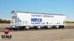 ScaleTrains Rivet Counter 33685 HO Scale PS-2 5820 Covered Hopper Novamont PLCX 43673