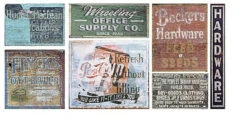 T2 Decals HOGHOS026 HO Scale Ghost Signs Decal Set #26