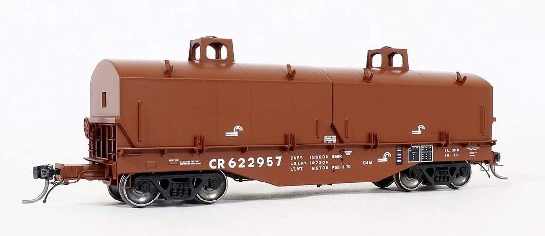 Tangent 27012 HO Scale G41a Coil Car With Hoods Conrail "1976" CR 1 Tangent 27012 HO Scale G41a Coil Car With Hoods Conrail "1976" CR