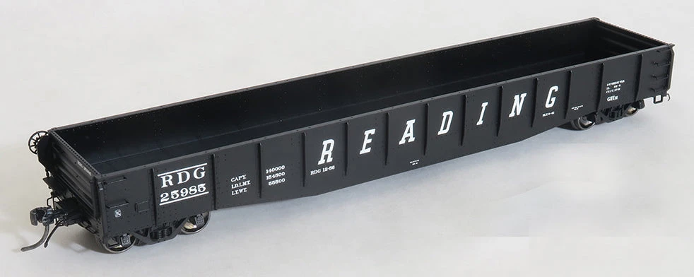 Tangent Scale Models 10923-03 HO Scale Bethlehem 52'6" Gondola Reading "1956 Repaint" RDG 25937 1 Tangent Scale Models 10923-03 HO Scale Bethlehem 52'6" Gondola Reading "1956 Repaint" RDG 25937