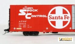 Tangent Scale Models 25023-06 HO Scale Greenville 86' Auto Parts Boxcar Santa Fe ATSF 36934 -Model Train Toys Shop tangent scale models 25023 06 ho scale greenville 86 auto parts boxcar santa fe atsf 36934 4