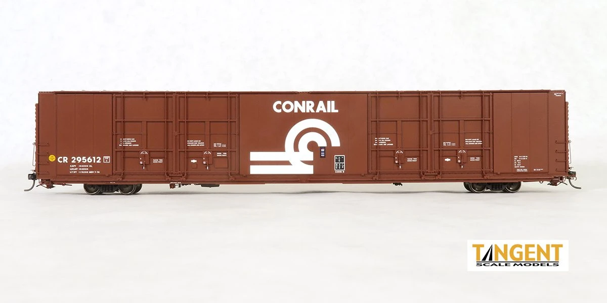 Tangent Scale Models 25516-01 HO Scale 86' Auto Parts Boxcar Conrail "X60R 1976" CR 295610 2 Tangent Scale Models 25516-01 HO Scale 86' Auto Parts Boxcar Conrail "X60R 1976" CR 295610 - Image 2