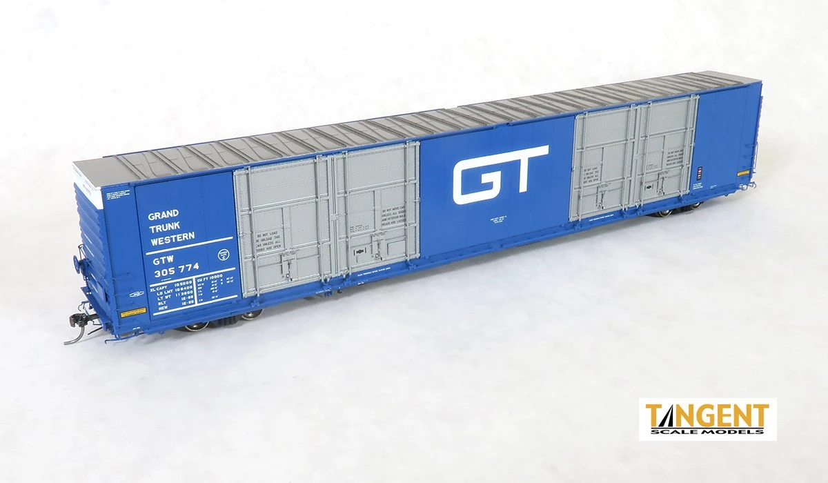 Tangent 25518-06 HO Scale 86' Auto Parts Boxcar Grand Trunk Western GTW 305761 1 Tangent 25518-06 HO Scale 86' Auto Parts Boxcar Grand Trunk Western GTW 305761