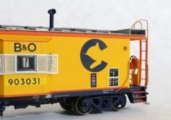 Tangent Scale Models 60019 HO Scale ICC B&O I-18 Caboose Chessie System (1982+ Era) B&O -Model Train Toys Shop tangent scale models 60019 ho scale icc b o i 18 caboose chessie system 1982 era b o 903031 4