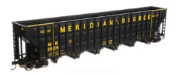 Walthers 910-6762 HO Scale Greenville 7,000 Cu Ft Woodchip Hopper Meridian & Bigbee MB 2010