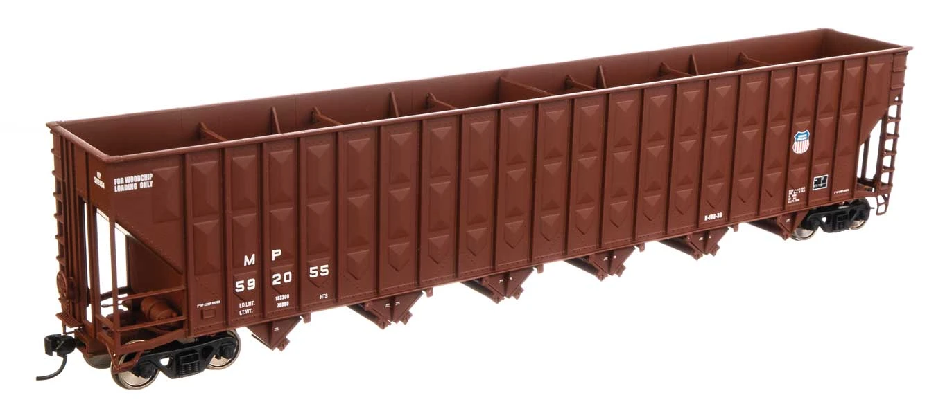 Walthers Mainline 910-6788 HO Scale Greenville 7,000 Cu Ft Woodchip Hopper Union Pacific MP 592127 1 Walthers Mainline 910-6788 HO Scale Greenville 7,000 Cu Ft Woodchip Hopper Union Pacific MP 592127