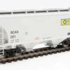 Walthers 910-7568 HO 39' Trinity 3281 2 Bay Covered Hopper Blue Circle Cement BCAX 251