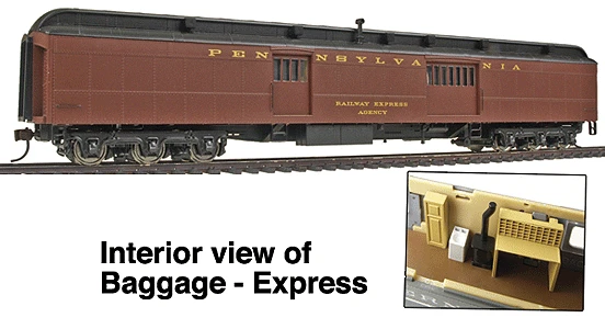 Walthers 932-10504 HO Scale Heavyweight ACF 70' Baggage Car PRR - NOS 2 Walthers 932-10504 HO Scale Heavyweight ACF 70' Baggage Car PRR - NOS - Image 2