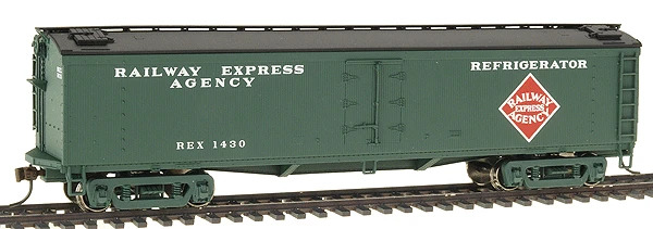 Walthers 932-5491 HO Scale GACX Wood Reefer (GSC Trucks) Railway Express Agency REX 1460 - NOS 1 Walthers 932-5491 HO Scale GACX Wood Reefer (GSC Trucks) Railway Express Agency REX 1460 - NOS