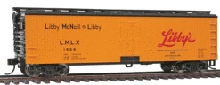 Walthers 932-60153 HO Scale 40' Double Sheathed Wood Reefer Libby's LMLX 1509 - NOS