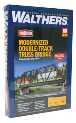 Walthers Cornerstone 933-4510 HO Scale Modernized Double Track Truss Bridge Kit 7 Walthers Cornerstone 933-4510 HO Scale Modernized Double Track Truss Bridge Kit -Model Train Toys Shop walthers cornerstone 933 4510 ho scale modernized double track truss bridge kit 4 6
