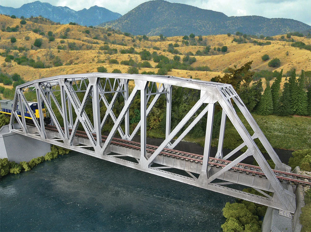 Walthers Cornerstone 933-4521 HO Scale Single Track Prat Arch Truss Bridge Kit 1 Walthers Cornerstone 933-4521 HO Scale Single Track Prat Arch Truss Bridge Kit