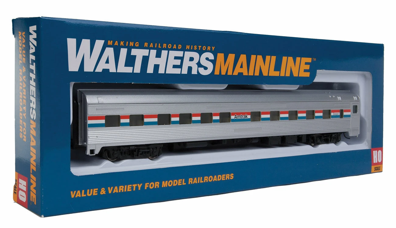 Walthers Mainline 910-30101 HO Scale Budd 10-6 Sleeper Amtrak Phase III 3 Walthers Mainline 910-30101 HO Scale Budd 10-6 Sleeper Amtrak Phase III - Image 3
