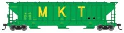 Walthers Mainline 910-49026 HO Scale 57' Trinity 4750 3-Bay Covered Hopper MKT 4535
