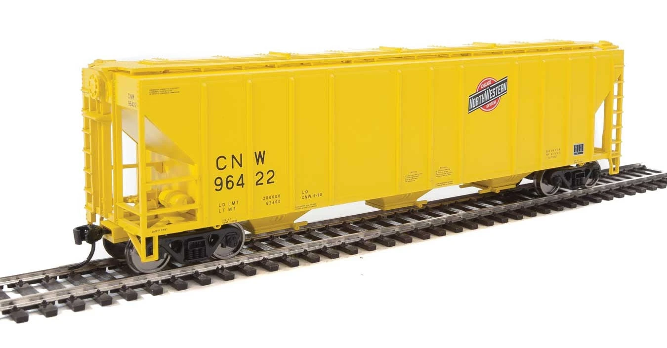 Walthers Mainline 910-7462 HO Scale 50' PS-2 CD 4427 Covered Hopper Chicago NorthWestern CNW 96422 1 Walthers Mainline 910-7462 HO Scale 50' PS-2 CD 4427 Covered Hopper Chicago NorthWestern CNW 96422