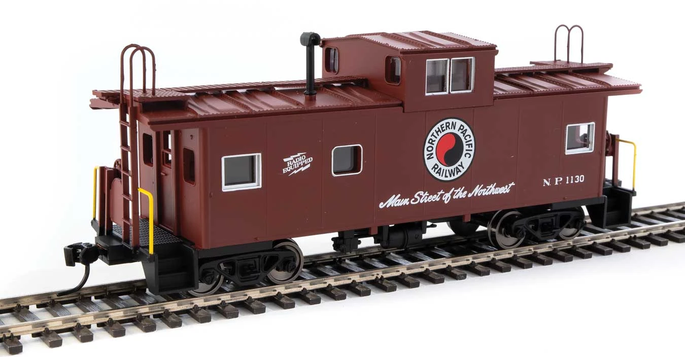 Walthers Mainline 910-8777 HO Scale Wide Vision Caboose Northern Pacific NP 1130 1 Walthers Mainline 910-8777 HO Scale Wide Vision Caboose Northern Pacific NP 1130