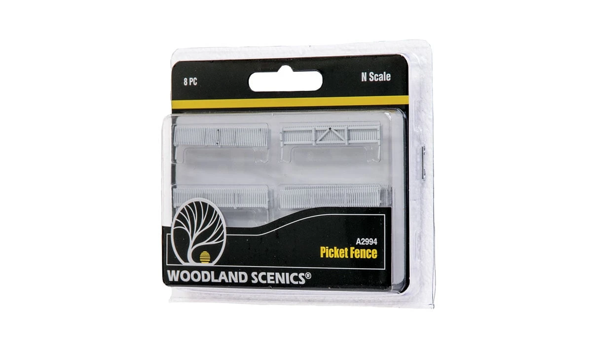 Woodland Scenics Woodland A2994 N Scale Picket Fence Kit 4 Woodland Scenics Woodland A2994 N Scale Picket Fence Kit - Image 4
