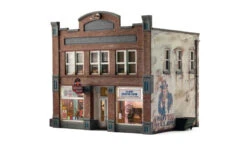 Woodland Scenics Woodland BR4957 N Scale Built Up Structure B&R Records Amd Recruiting Office