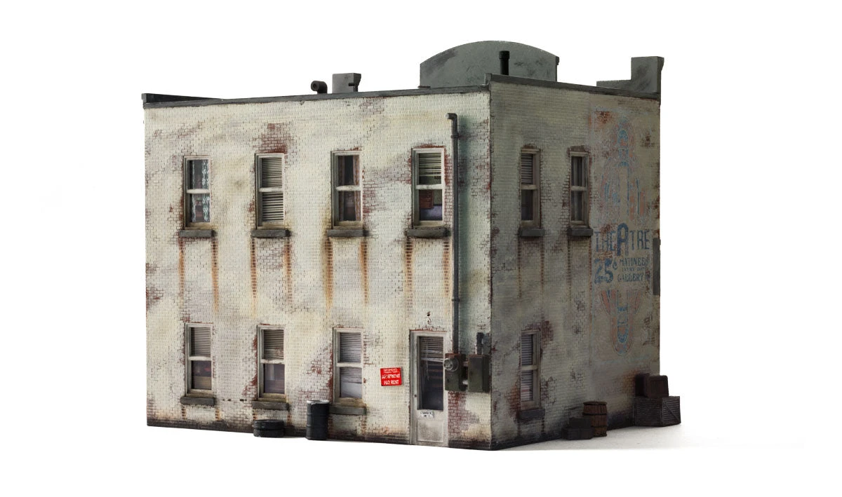 Woodland Scenics Woodland BR4957 N Scale Built Up Structure B&R Records Amd Recruiting Office 2 Woodland Scenics Woodland BR4957 N Scale Built Up Structure B&R Records Amd Recruiting Office - Image 2