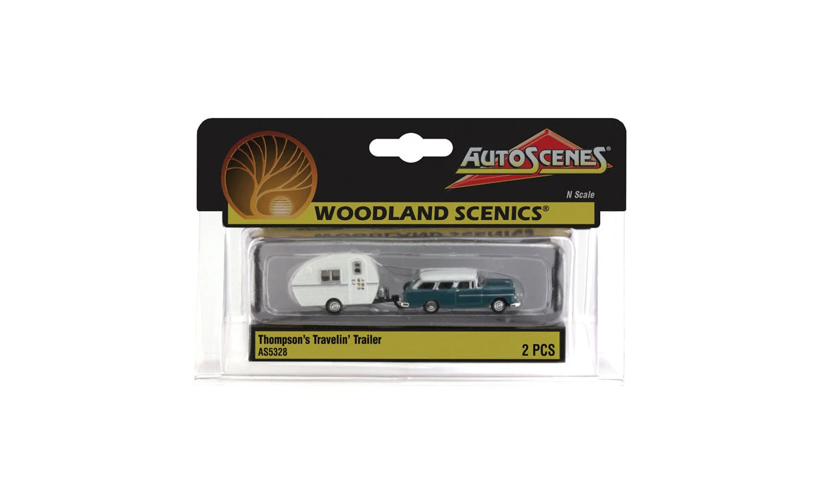 Woodland Scenics AS5328 N Scale Vehicles - Thompson's Travelin' Trailer 2 Woodland Scenics AS5328 N Scale Vehicles - Thompson's Travelin' Trailer - Image 2