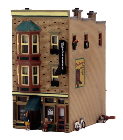 Woodland Scenics BR4931 N Scale Built Up Structure - J.W. Shoe Cobbler 1 Woodland Scenics BR4931 N Scale Built Up Structure - J.W. Shoe Cobbler