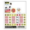 Woodland Scenics DT555 Dry Transfer Decals - Road Signs, Product & Burmashave Signs